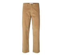 selected men - SLH196-STRAIGHT MILES CORD PANT W NOOS kelp - Gr. - 32