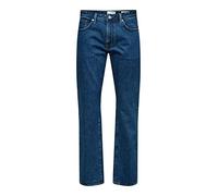 SELECTED HOMME Herren Slh196-straightscott 24304 M.blue W Noos Jeans, Medium Blue Denim, 30W / 32L EU