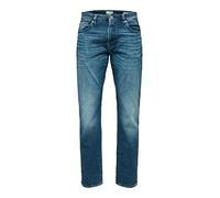 SELECTED HOMME Herren Slh196-straightscott 31601 M.blue W Noos Jeanshose, Medium Blue Denim, 33W / 34L EU