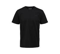 SELECTED HOMME Herren Slhaspen Logo Ss O-Neck Tee W Noos T-Shirt