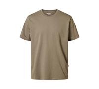 Selected Homme Herren Slhaspen Slub O-Neck Tee Noos T-Shirt, Vetiver, S EU