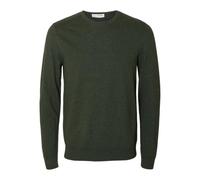 Selected Homme Herren Slhberg Crew Neck Noos Pullover, Forest Night, XXL EU