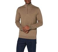 SELECTED HOMME Herren Slhberg Half Zip Cardigan B Noos Sweatshirt, Teak, XL EU