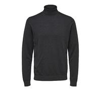 SELECTED HOMME Herren SLHBERG ROLL Neck B NOOS 16074684, Antracit/Melange, L