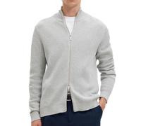 Selected Homme Herren Slhdane Ls Knit Structure Full Zip Strickjacke, Light Grey Melange, L EU