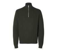 Selected Homme Herren Slhdane Ls Knit Structure Half Zip Noos Strickpullover (1er Pack)