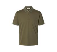 Selected Homme Herren Slhfave Zip Ss Polo Noos Poloshirt