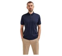 Selected Fave Kurzarm-poloshirt S Sky Captain