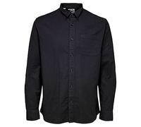 SELECTED HOMME Herren Hemd schwarz, Größe S Schwarz