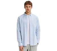 SELECTED HOMME Herren Slhregrick-ox Flex Shirt Ls W Noos, Skyway/Stripes:stripes, 3XL