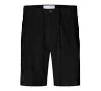 SELECTED HOMME Herren Slhregular-brody Linen Shorts Noos, Schwarz, XXL