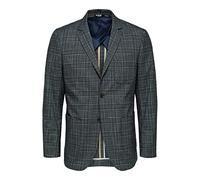 SELECTED HOMME Herren Slhslim-knox Check Blz B Noos, Navy Blazer/Checks:check, 50