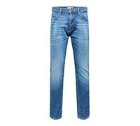 SELECTED HOMME Herren Slhslim-leon 24603 Mb Tencel Jns W Noos Jeanshose, Medium Blue Denim, 38 EU