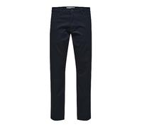 Selected Herren Chinohose SLH175-SLIM NEW MILES FLEX PANT Slim Fit Blau Gr. 30 L32