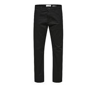 Selected New Miles Slim Fit Chinohose 31 Black
