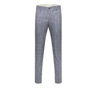 SELECTED HOMME Herren Slhslim-timelogan Blu Snd Chk Trs B Noos Hose, Light Blue/Checks:sand, 48 EU