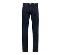 SELECTED HOMME Herren Slhstraight-scott 24601 Bb St Jns W Noos Jeanshose, Blue Black Denim, 30 EU