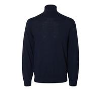 Selected Herren Pullover SLHTRAY LS Strick Merino Rollkragen – Navy Blazer Größe S
