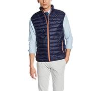 SELECTED HOMME Herren Steppjacke Weste SHXSIMPLE VEST, Gr. Large, Blau (Navy Blazer Detail:Zipper - Coral)