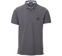 SELECTED HOMME Herren T-Shirt Aro ss embroidery polo s NOOS, Gr. Small, Grau