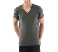 SELECTED HOMME Herren T-Shirt Pima Drill Ss Deep V-neck Noos Id, Gr. Large, Grün (Rosin)