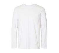 SELECTED HOMME Longsleeve "Bob" in Weiß - Größe M | Herrenshirts