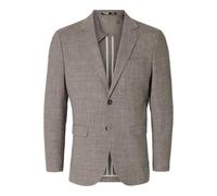 Selected Homme Slim Fit Anzugsakko mit Woll-Anteil Modell 'OASIS' in Taupe, Größe 50