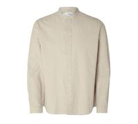 SELECTED HOMME Male Hemd Langarm Leinenmix