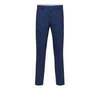 SELECTED HOMME Male Hose Leicht Leinenmischfaser, Estate Blau, 94 EU