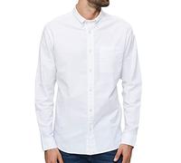 Selected Langarmhemd SLHREGRICK-OX SHIRT 97% Baumwolle/3% Elasthan Regular Fit Herren Weiß Gr. M