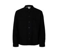 Selected Homme Herren Slh-Leroy Sun Overshirt Ls Noos, Schwarz, L EU