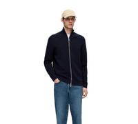 Selected Pullover Dane Vollreißverschluss aus reiner Baumwolle Sky Captain XXL