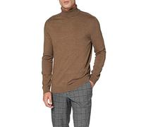 SELECTED HOMME Rollkragenpullover in Braun - 68% | Größe S | Herren Plussize