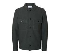 SELECTED MEN - SLHNEALY LS KNIT WORKWEAR CARDIGAN NOOS deep forest - Gr. - XL