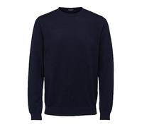 Selected Berg Pullover XL Navy Blazer / Detail Melange