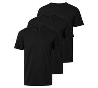 SELECTED HOMME Male T-Shirt 3er-Pack Baumwoll