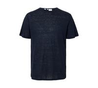 Selected Homme Male T-Shirt Leinen
