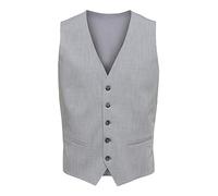 Selected Liam Slim Fit Weste 102 Light Grey Melange