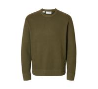 SELECTED HOMME Pullover "Henny" in Khaki - Größe L | Herren Plussize