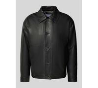 SELECTED HOMME Regular Fit Lederjacke aus feinem Lammleder Modell 'LANCE' in Black, Größe XL