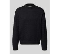 SELECTED HOMME Relaxed Fit Pullover aus reiner Baumwolle Modell 'PHILIP' in Black, Größe L