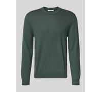 SELECTED HOMME Regular Fit Strickpullover aus reiner Merinowolle Modell 'TRAY' in Dunkelgruen, Größe L