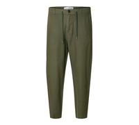 SELECTED HOMME SLH180 Relaxed Cropped Magnus Linen Pant