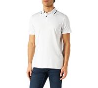 SELECTED HOMME Slhleroy Ss Polo Noos, Herren Poloshirt, Viertelknopfleiste, Coolmax®-Technologie, Bio-Baumwolle & recyceltes Polyester, Freizeit oder Business, Bright White/Weiß