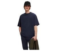 Selected T-Shirt Oscar Relax Fit Kurzarm O‑Neck Sky Captain 2XL