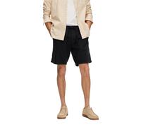 Selected Homme SLHREGULAR-BRODY LINEN M 16087638 Black (878619) Schwarz M