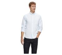 Selected Homme Slhslimrick Poplin Shirt LS Noos, Herrenhemd, Langarmhemd, 100% Baumwolle, Freizeithemd oder Businesshemd, Hellblau