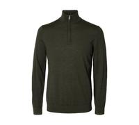 SELECTED HOMME SLHTRAY LS Knit Merino Half Zip NOOS | Half-zip jumper