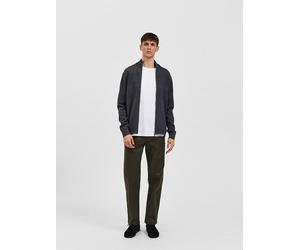 SELECTED HOMME Sweatjacke "Maine" in Grau - Größe M | Herren Sweatshirts Jacken