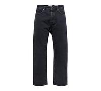Selected Homme White Mens Black Denim Jeans